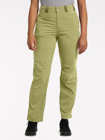 Haglöfs Regular Outdoor Pants 'Lite Relaxed' in Green: front