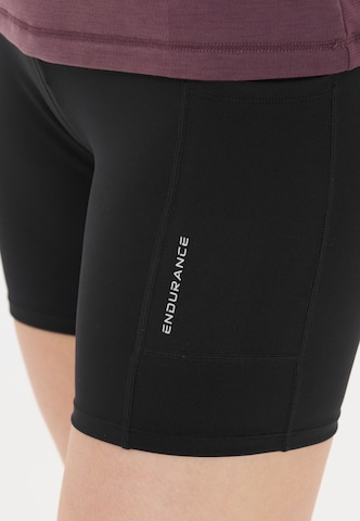 ENDURANCE Slimfit Lauftights 'Strong' in Schwarz