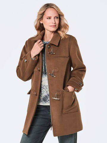 Manteau mi-saison Goldner en marron : devant