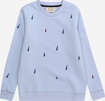 SCOTCH & SODA Sweatshirt in Blau: predná strana