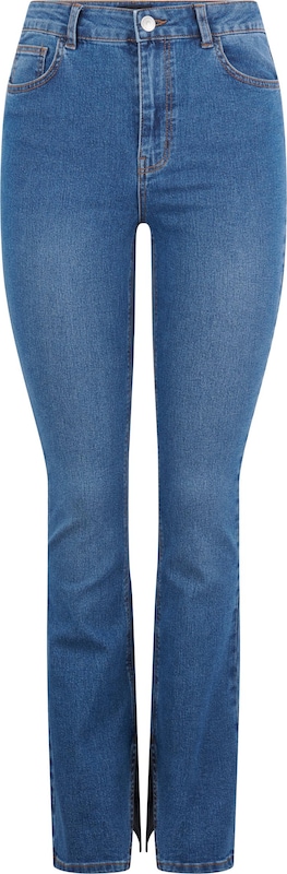 PIECES Flared Jeans 'Peggy' in Blau