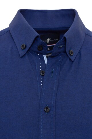 DENIM CULTURE Regular fit Button Up Shirt 'Aubrey' in Blue