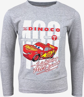 Disney Cars Shirt 'Disney Cars Lightning McQueen' in Grau: Vorderseite