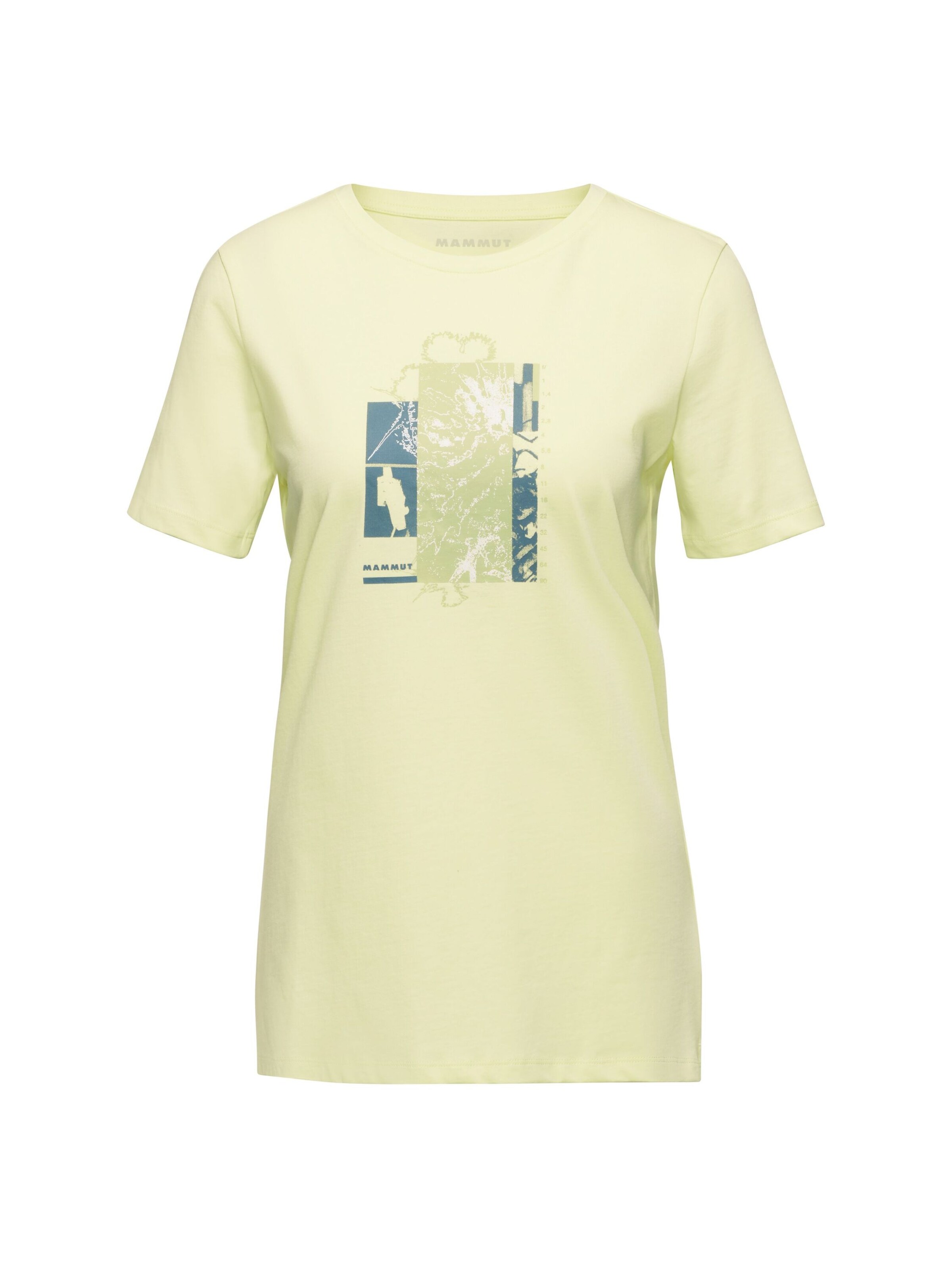 MAMMUT Funktionsshirt ‘Alpine Flower’ in Gelb: Vorderseite