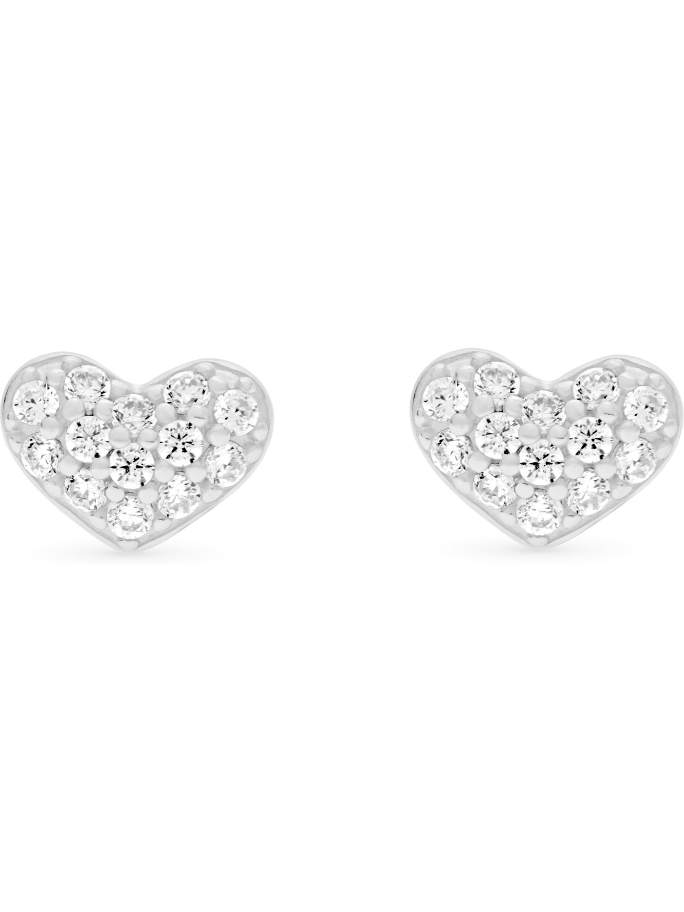 FAVS Earrings in Silver: front