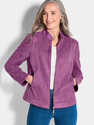 Veste mi-saison Goldner en violet : devant