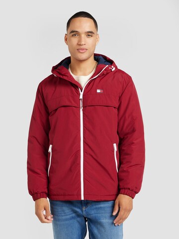 Tommy Jeans Jacke 'CHICAGO' in Rot: Vorderseite