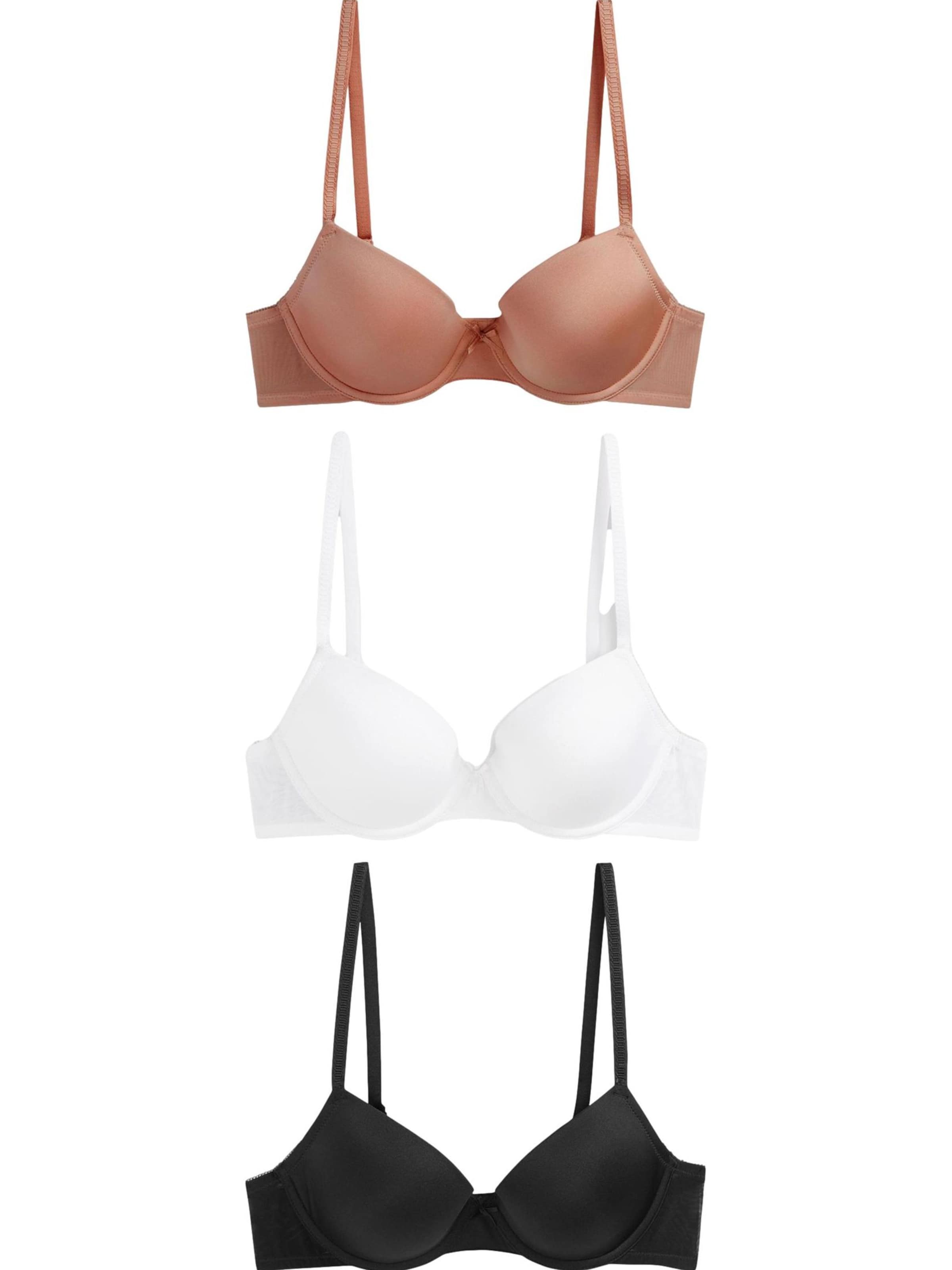 Next T-särgi Rinnahoidja, värv pruun: eest vaates