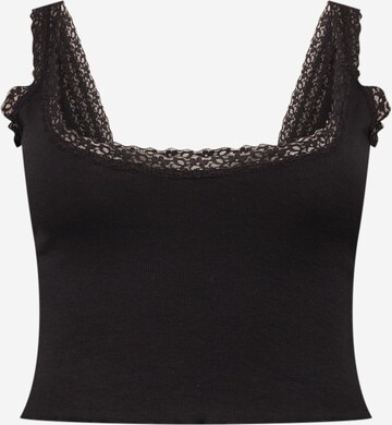 Cotton On Curve Top 'COURTNEY' in Black: front