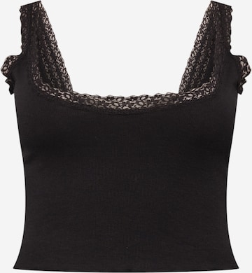 Cotton On Curve Top 'COURTNEY' in Zwart: voorkant