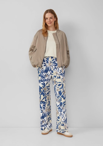 s.Oliver Wide leg Broek in Beige