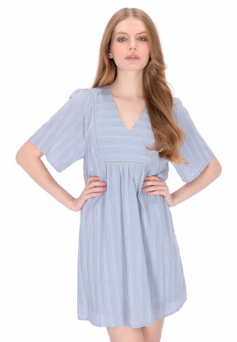 DreiMaster Vintage Zomerjurk in Blauw: voorkant