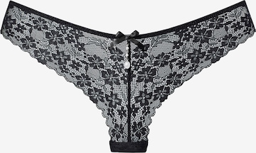 LASCANA String in Black: front