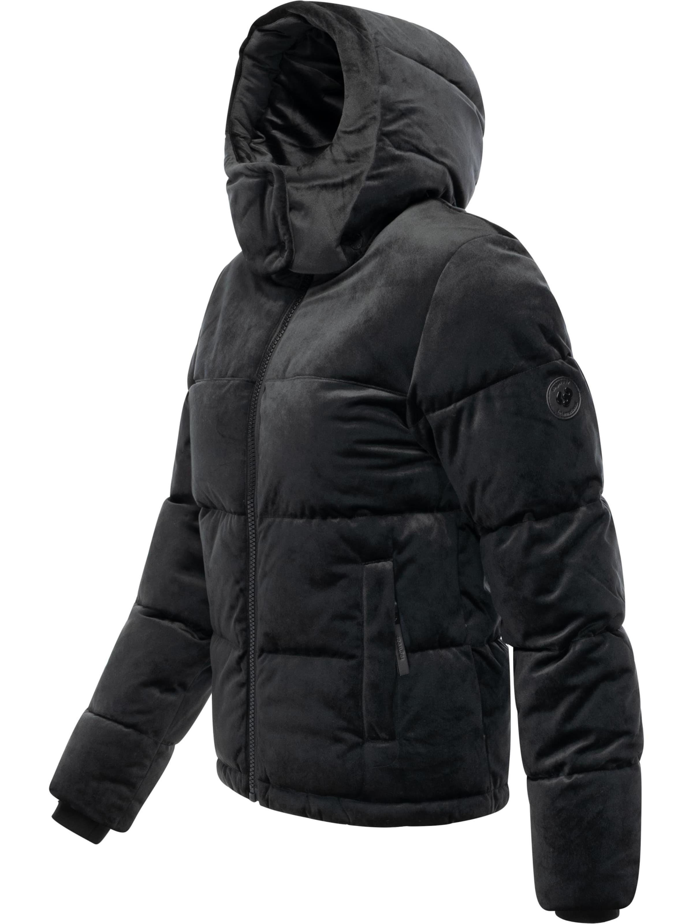 Ragwear Winter Jacket 'Roobie' in Black