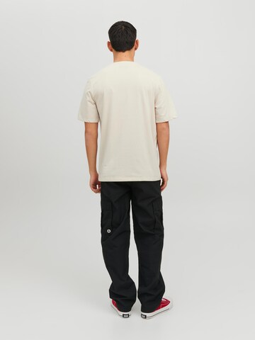 JACK & JONES T-Shirt 'Beachbone' in Beige