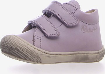 NATURINO First-Step Shoes in Purple: front