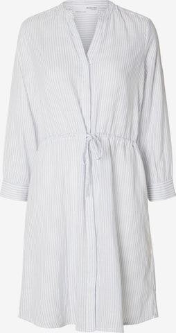 Robe-chemise 'Damina' SELECTED FEMME en blanc : devant