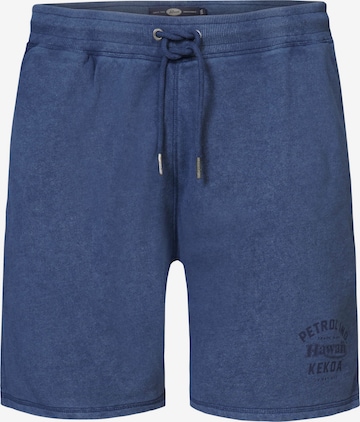 Petrol Industries Regular Pants in Blue: front