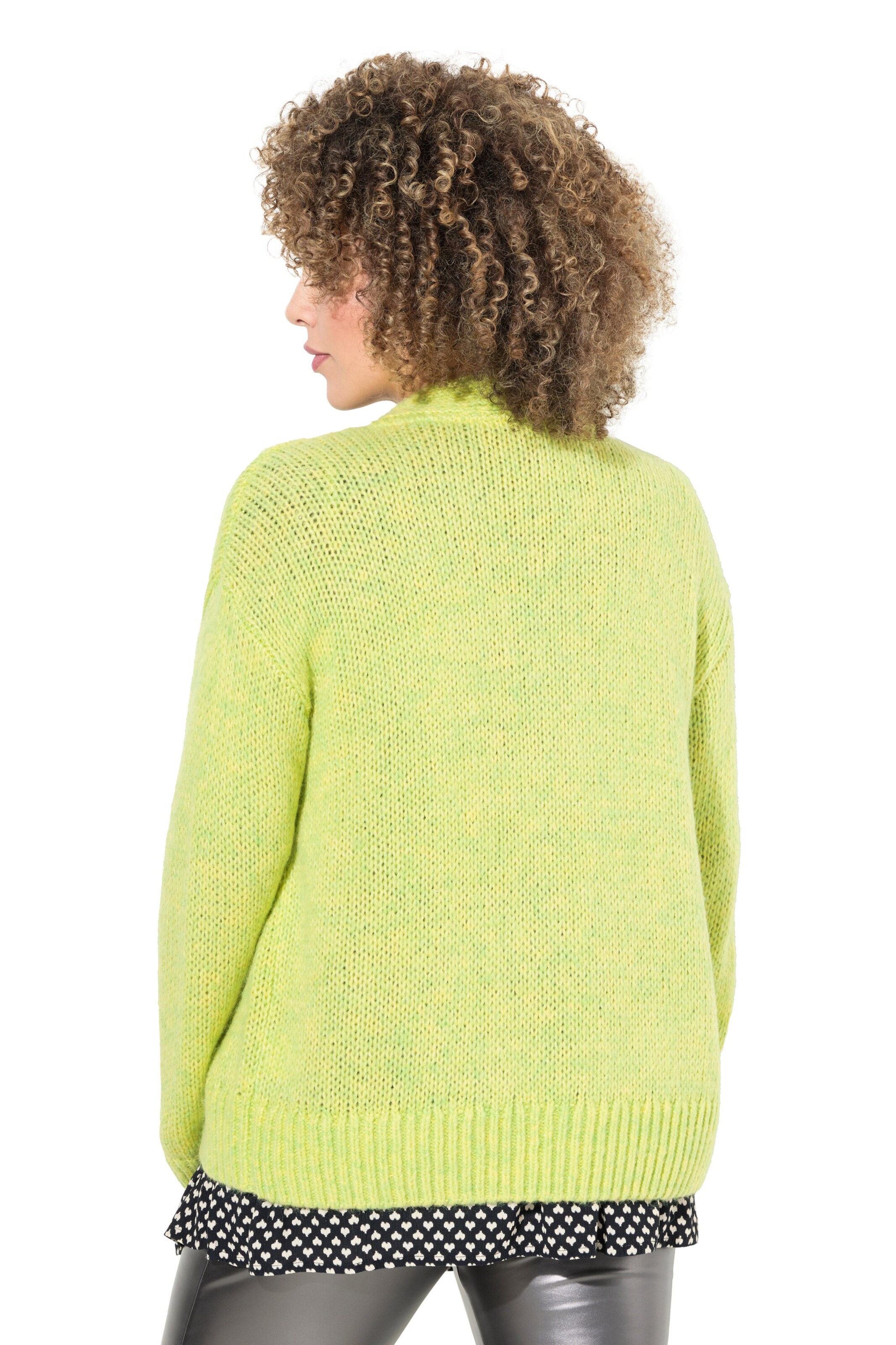 Ulla Popken Gebreid vest in Groen