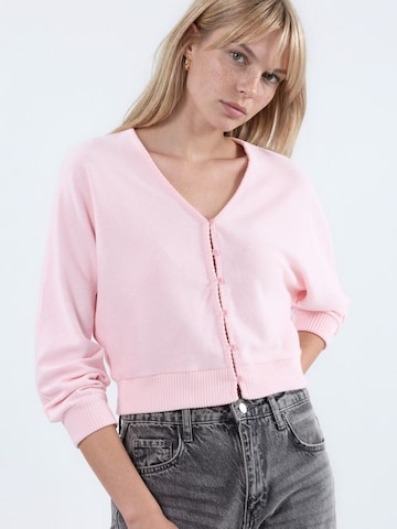 Busem Knit cardigan in Pink: front