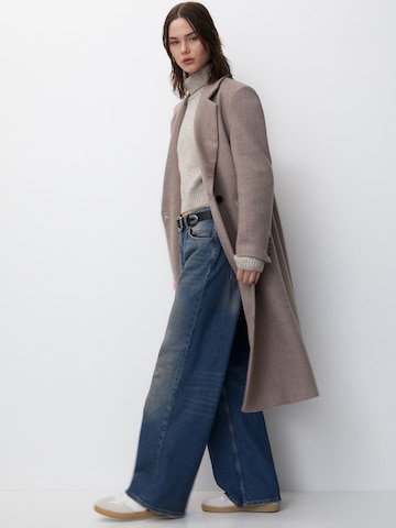 Pull&Bear Between-Seasons Coat in Brown