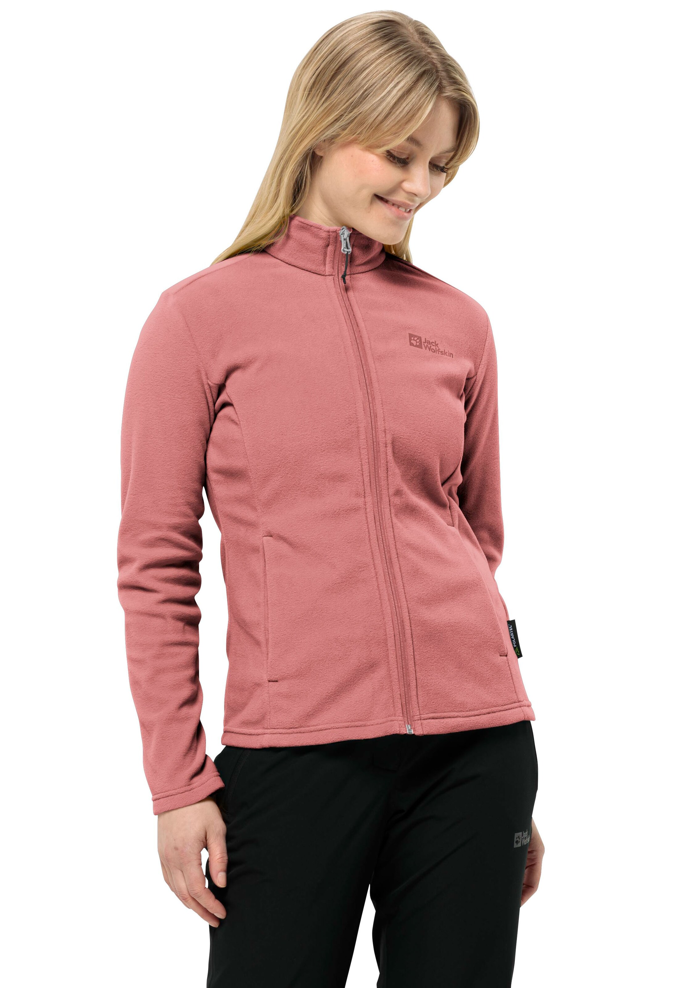 JACK WOLFSKIN Funktionsfleecejacke in Pink: Vorderseite