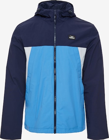 Threadbare Between-Season Jacket 'Radio' in Blue: front