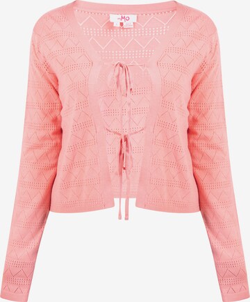 MYMO Knit Cardigan in Pink: front