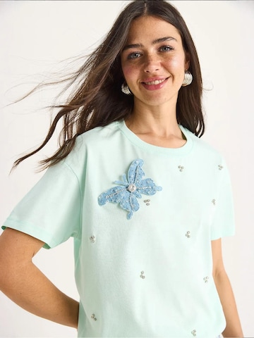 T-shirt Bianco Lucci en vert