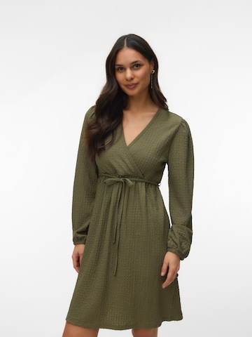 MAMALICIOUS Šaty 'MLSIGGA TESS' - Zelená: predná strana