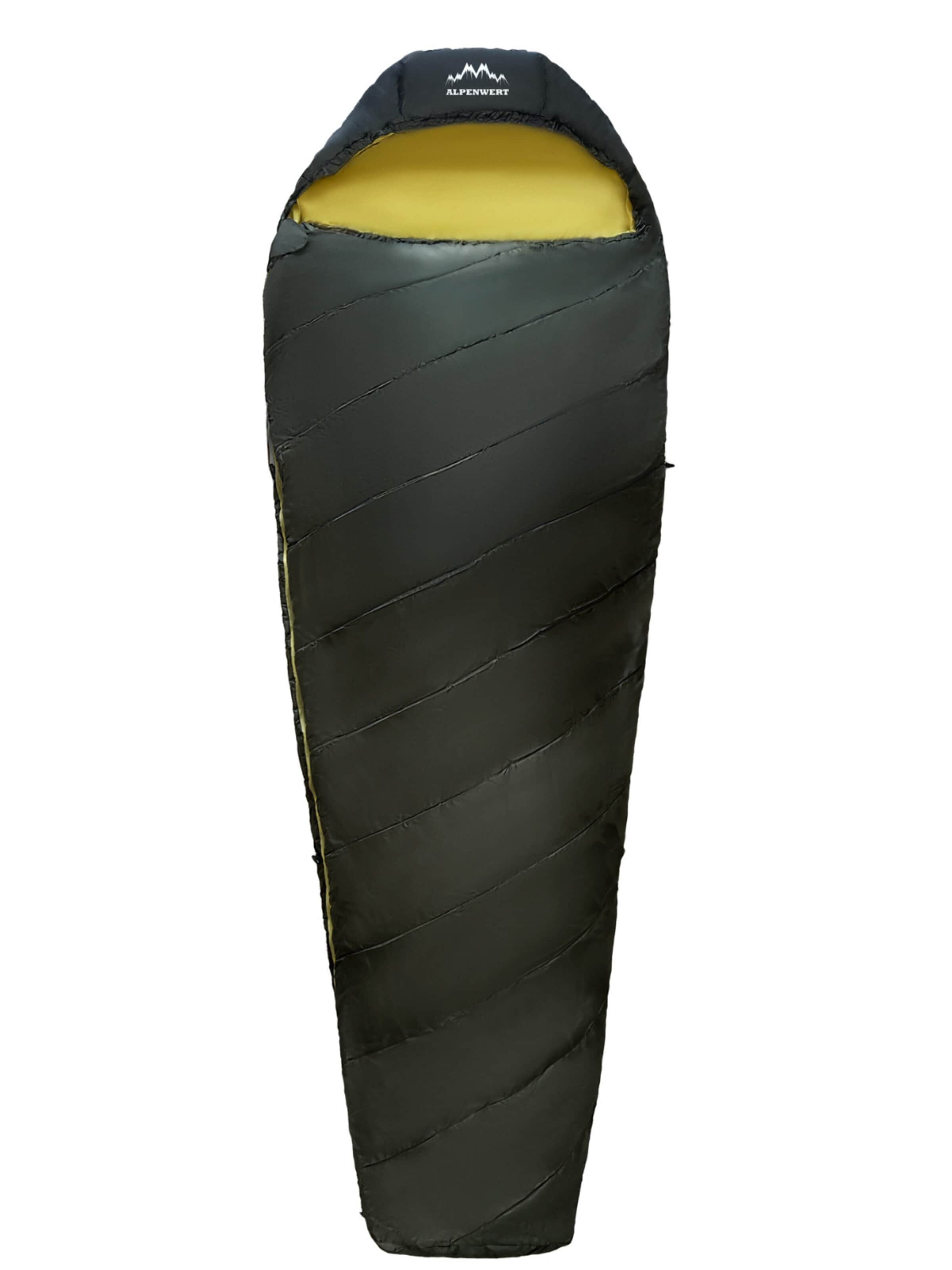 Alpenwert Schlafsack 'Schlafsack Sommer'‌‌‌‌‌‌‌‌‌ in Grün: Vorderseite
