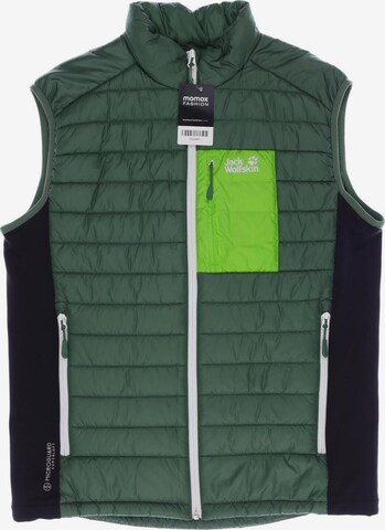 JACK WOLFSKIN Vest in M-L in Green: front