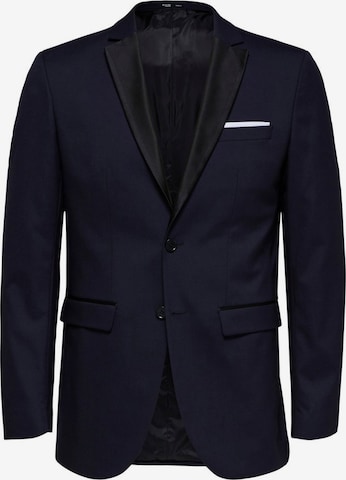 Coupe slim Veste de costume SELECTED HOMME en bleu : devant