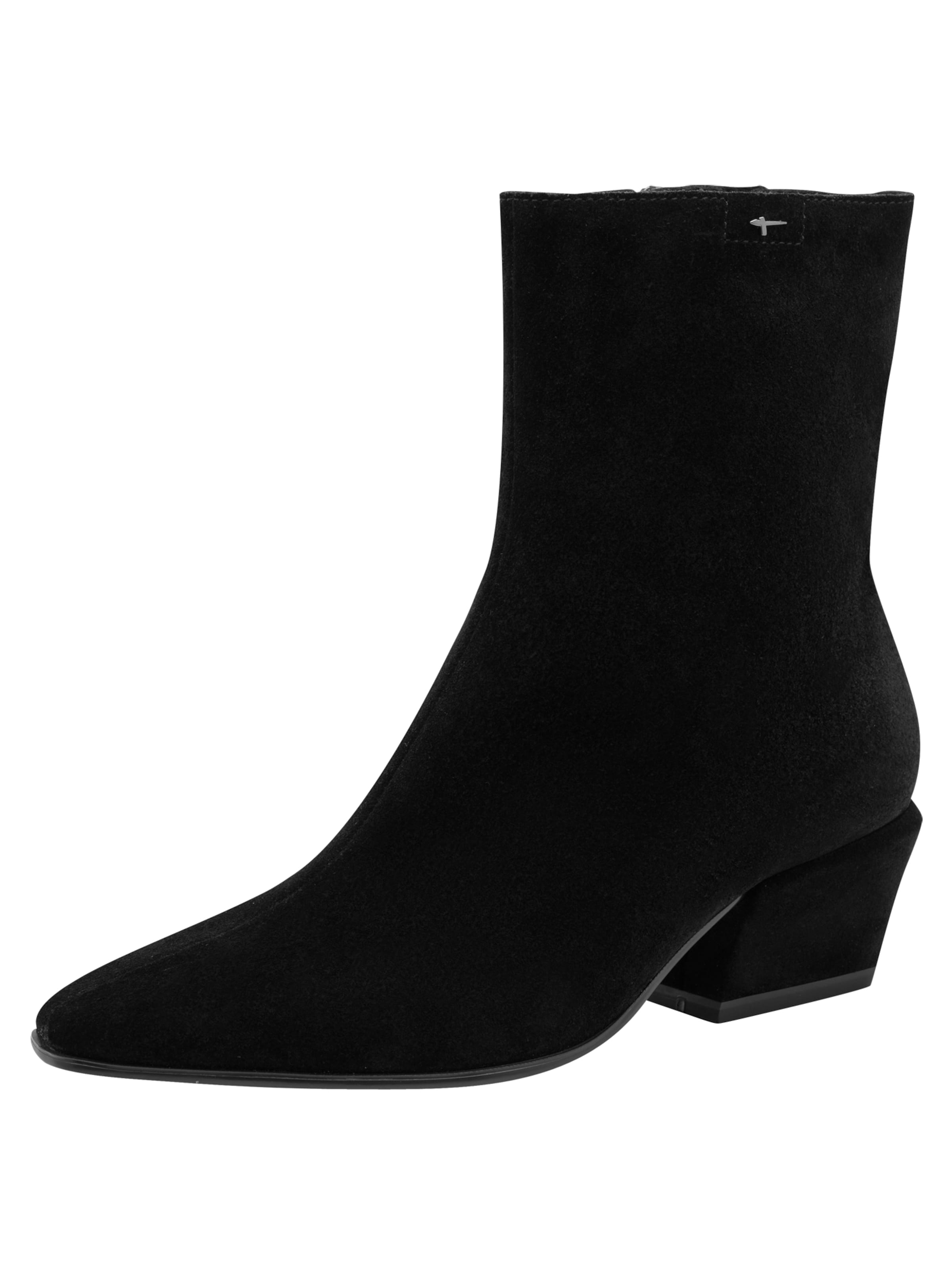 Bottines Tamaris en noir : devant