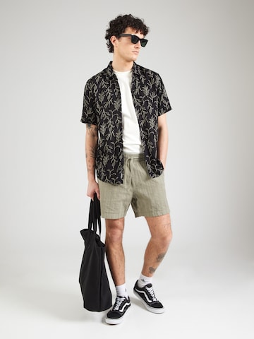 BLEND Regular Fit Hemd 'BHACE' in Schwarz