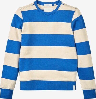 TOM TAILOR Sweatshirt in blau / offwhite, Produktansicht