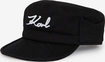 Cappello da baseball di Karl Lagerfeld in nero: frontale