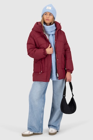 Giacca invernale 'GlorianaAK' di Alife and Kickin in rosso