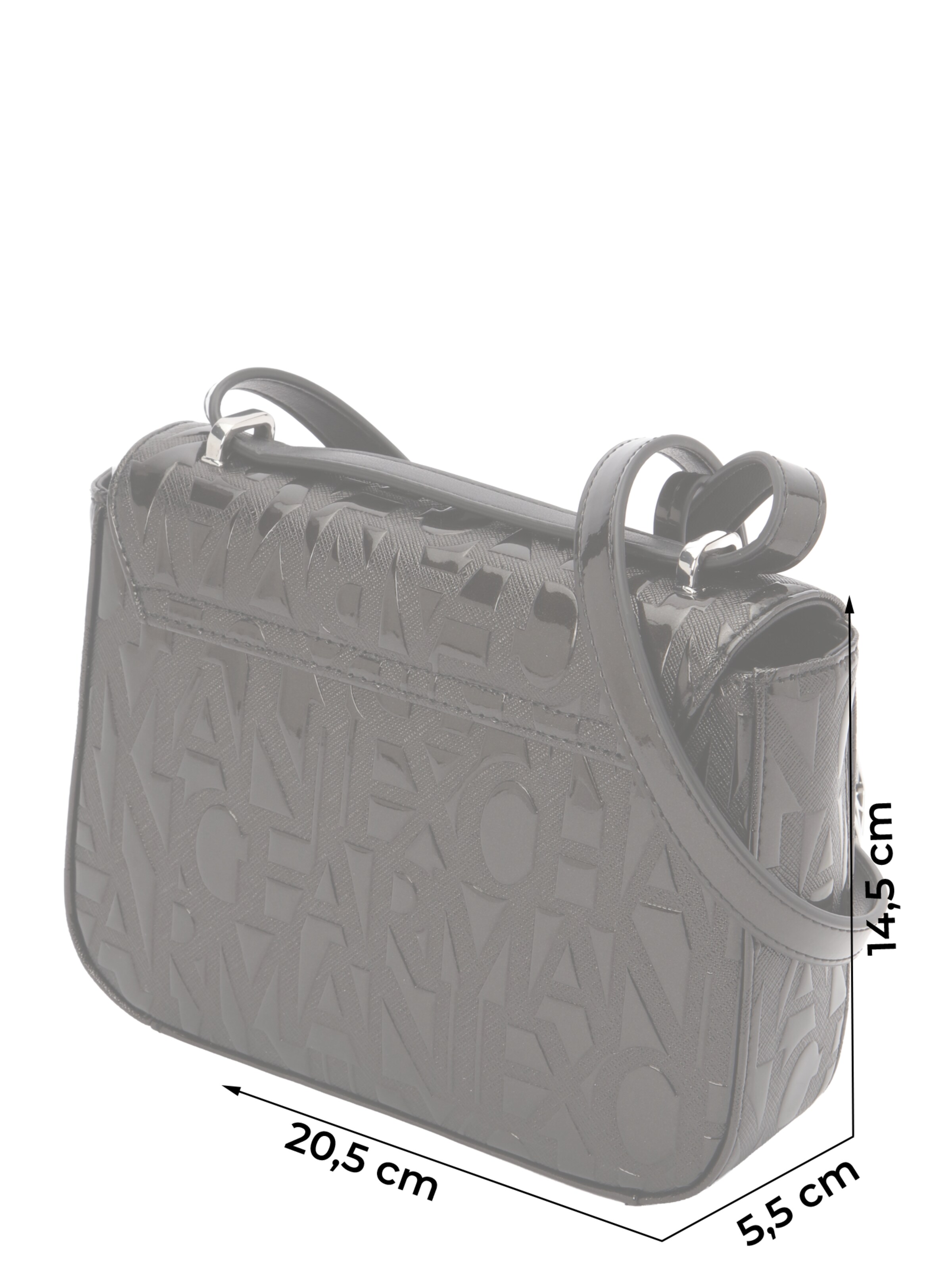 ARMANI EXCHANGE Schoudertas 'LIZ' in Zwart