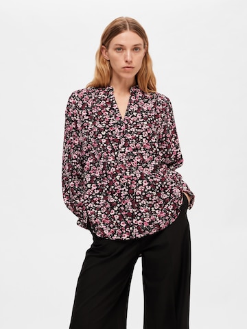 SELECTED FEMME Blouse in Zwart: voorkant