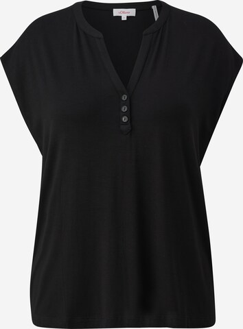 s.Oliver Shirt in Black: front