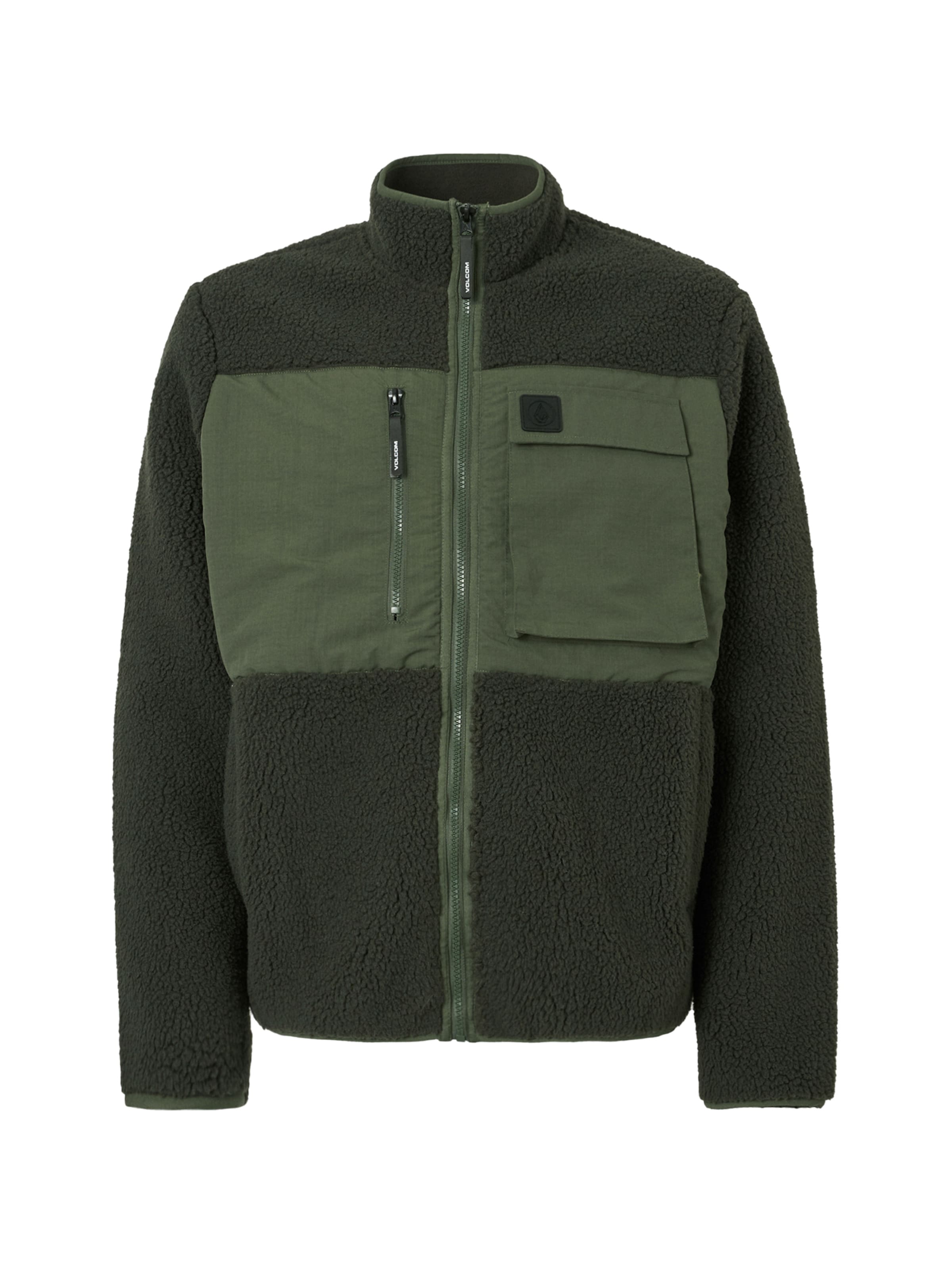 Volcom - Chaqueta polar 'STORM STONE' en verde: frente