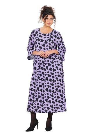 Ulla Popken Dress in Purple: front