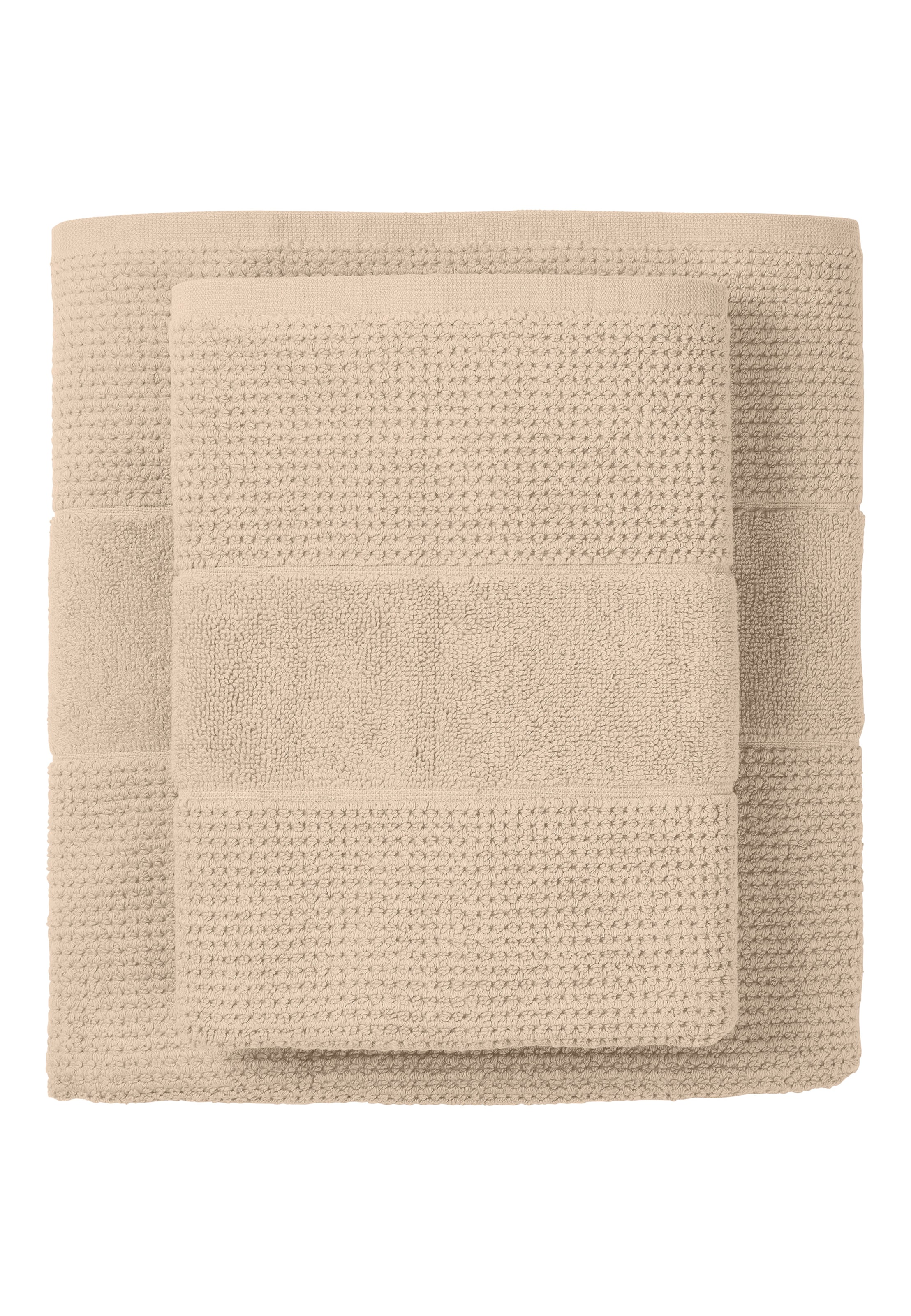 SCHIESSER Towel 'Turin' in Beige