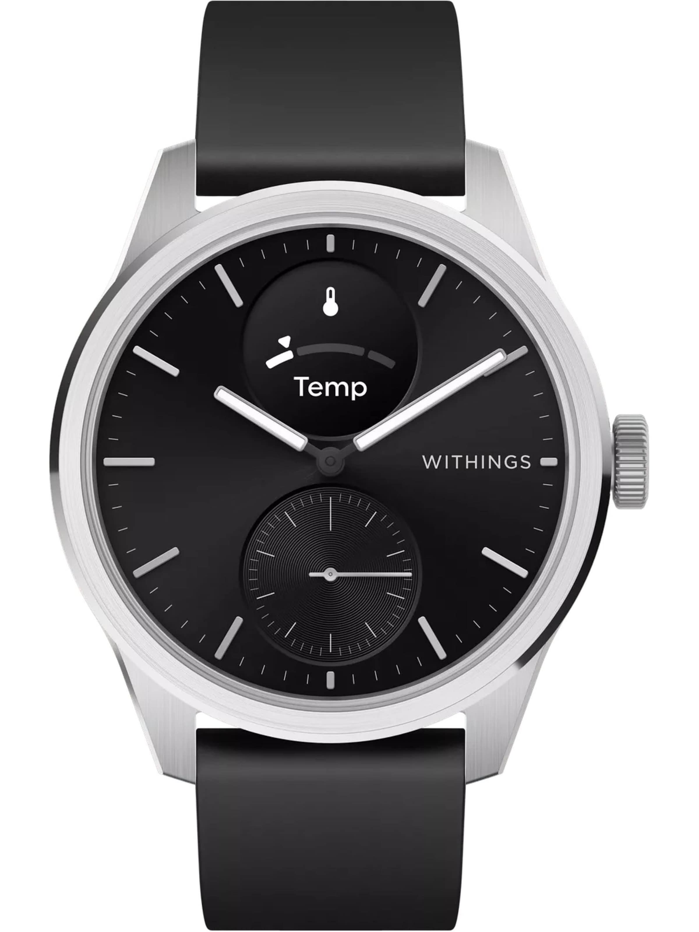 Withings Analoguhr in Silber