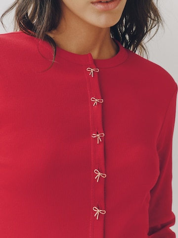 Next Gebreid vest in Rood