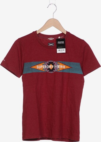 Superdry T-Shirt S in Rot: predná strana