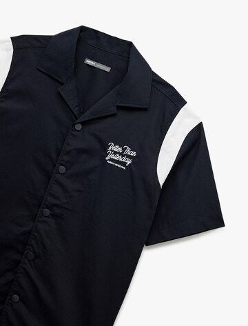 Koton Comfort fit Button Up Shirt in Blue