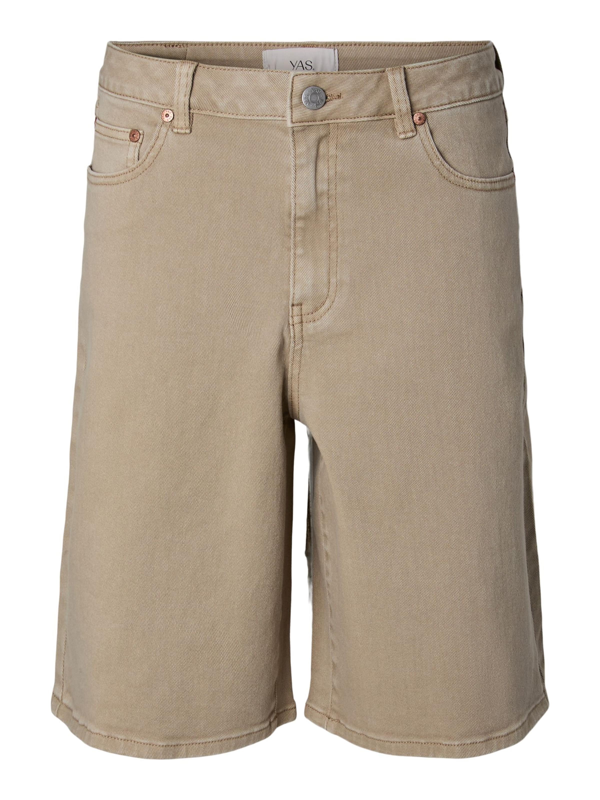YAS Pants in 38 in Beige, Item view