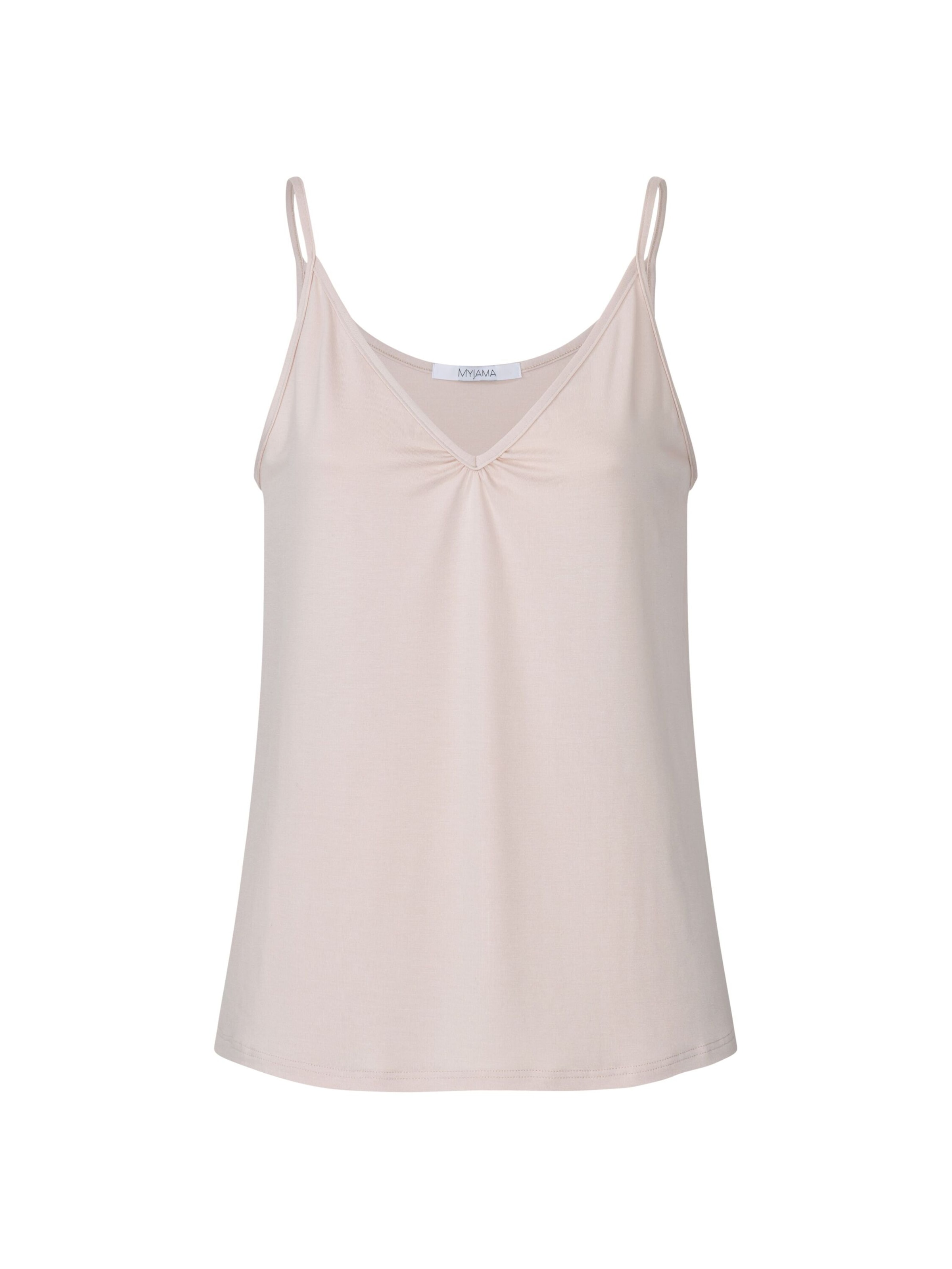 Myjama Slaapshirt 'Ciara' in Wit: voorkant